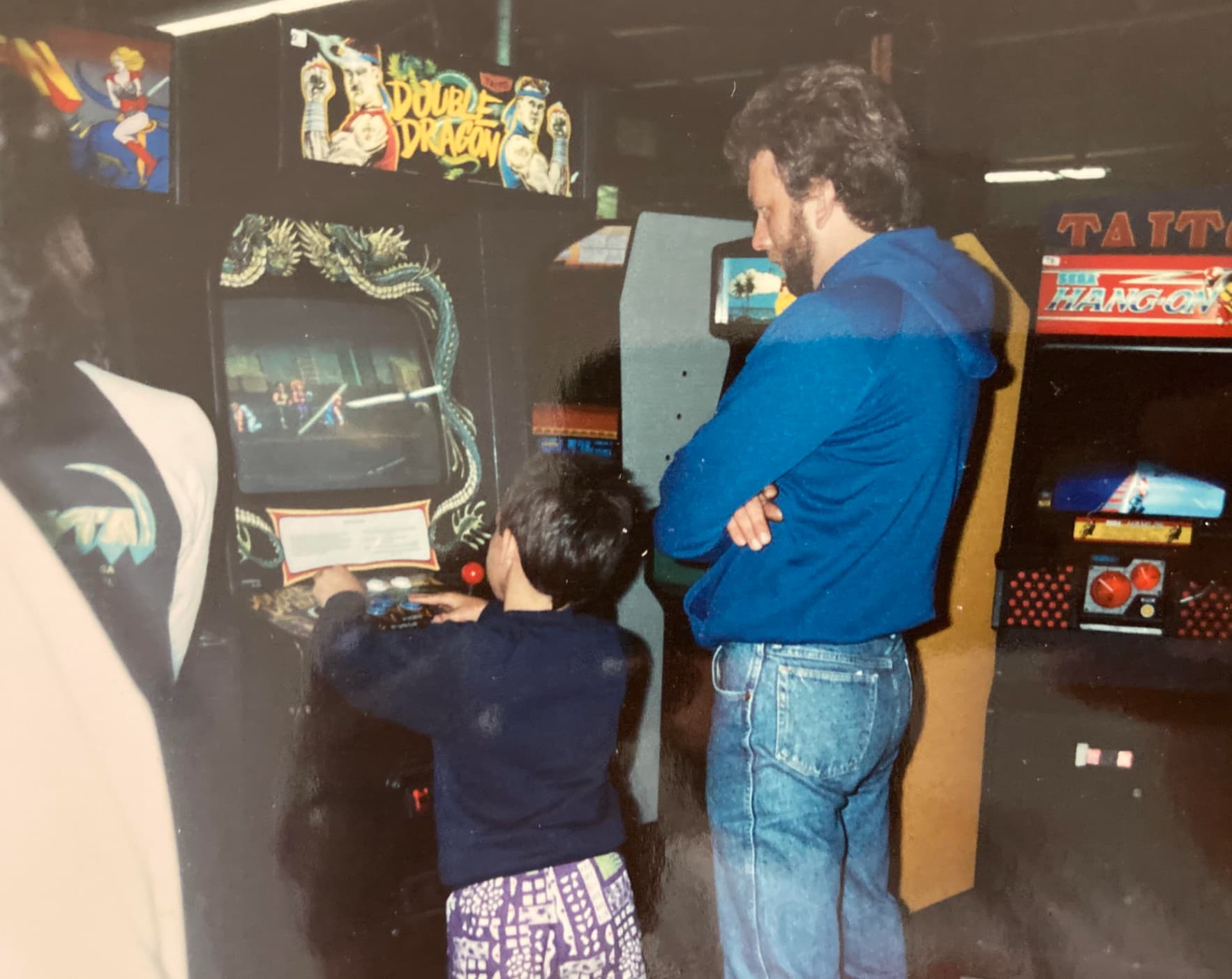 video game arcade cabinet - Double Dragon Tatt Hang On